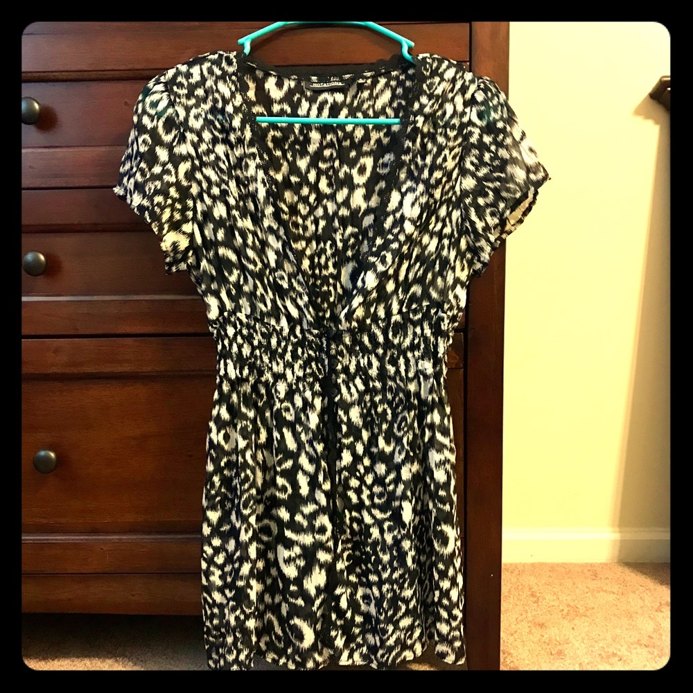 Cheetah Print Blouse